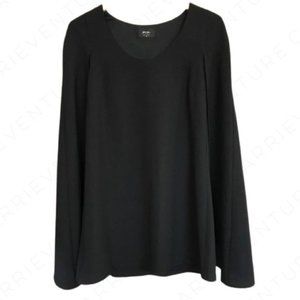 Nasty Gal Black Caped Catherine Dress - Size Small